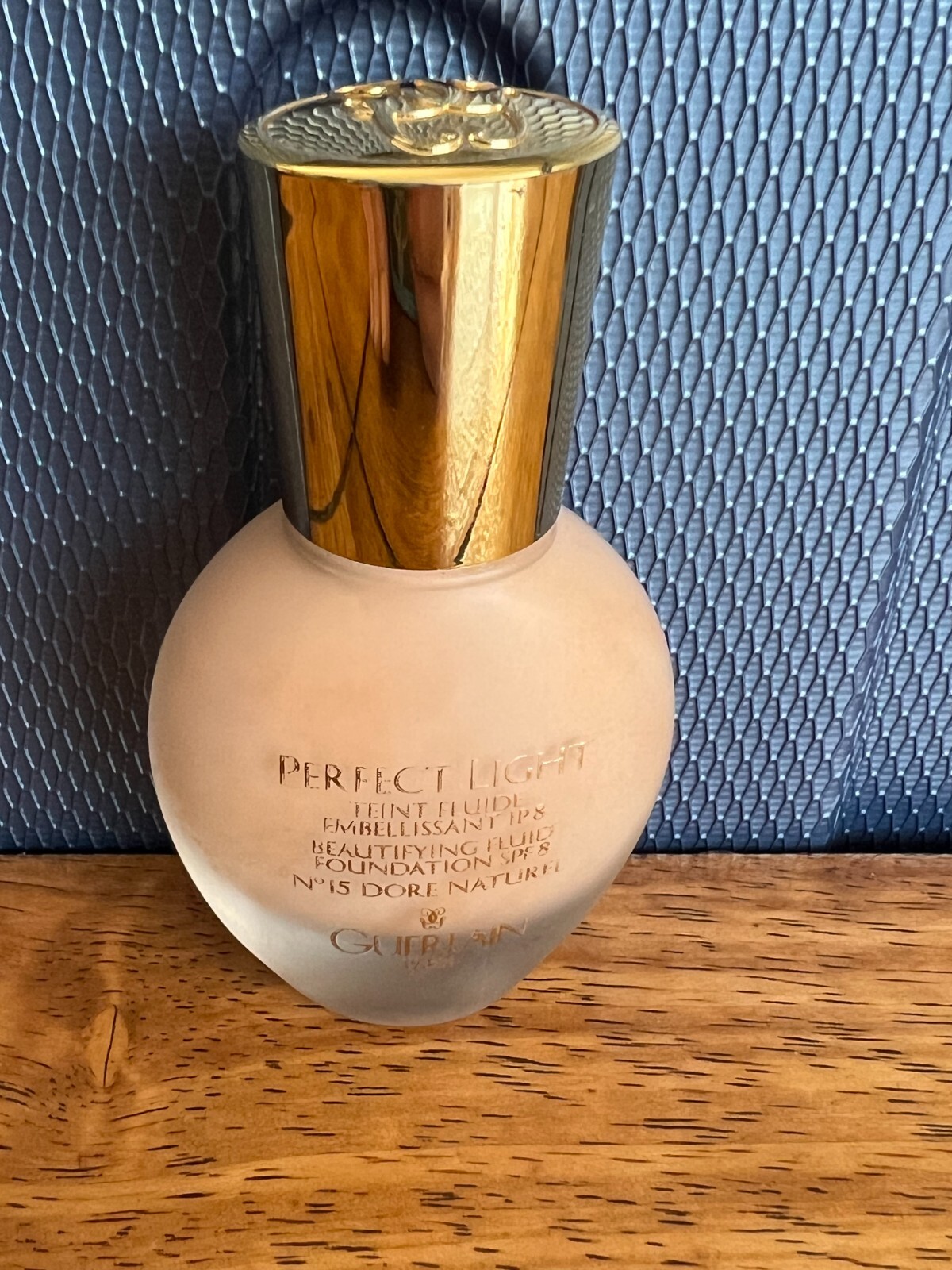 GUERLAIN Perfect Light Beautifying Fluid Foundation #17 Dore Solleil 1.2 oz