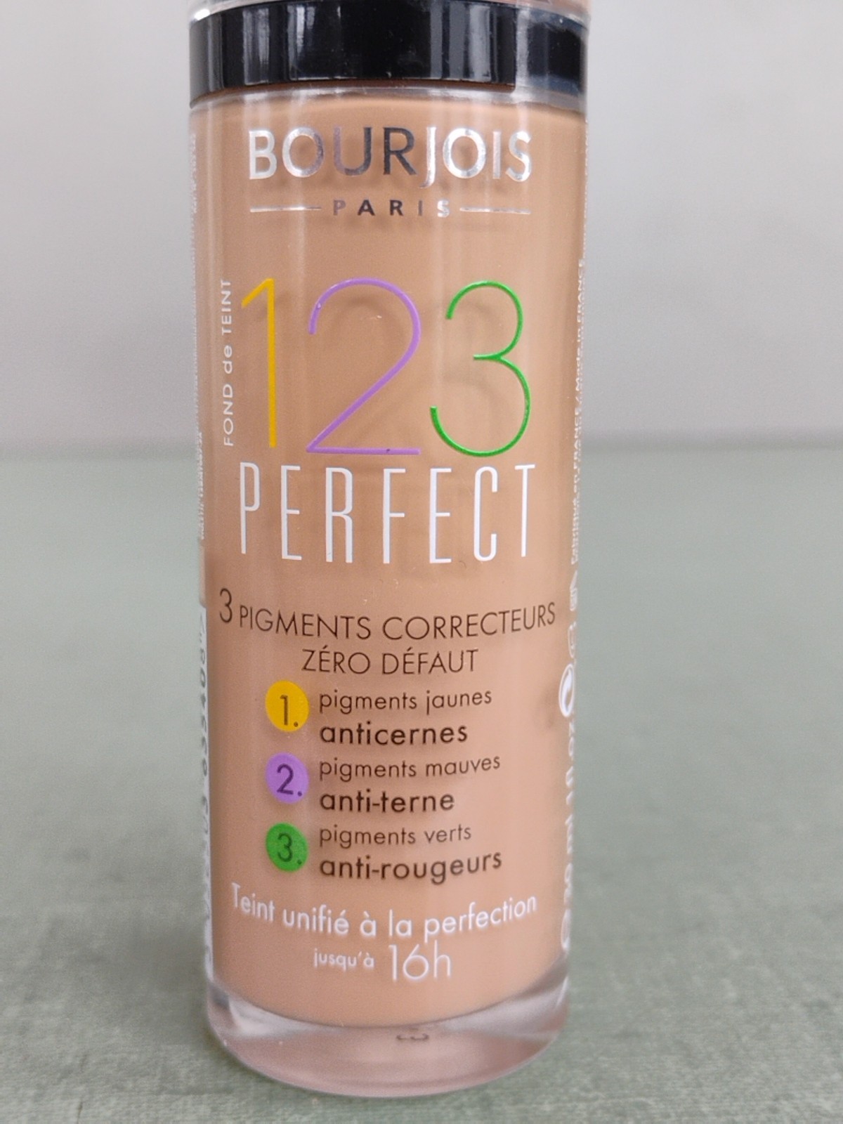 Bourjois 123 Perfect Foundation 16 Hour 54 Beige 30ml 1oz Exp 08/2026