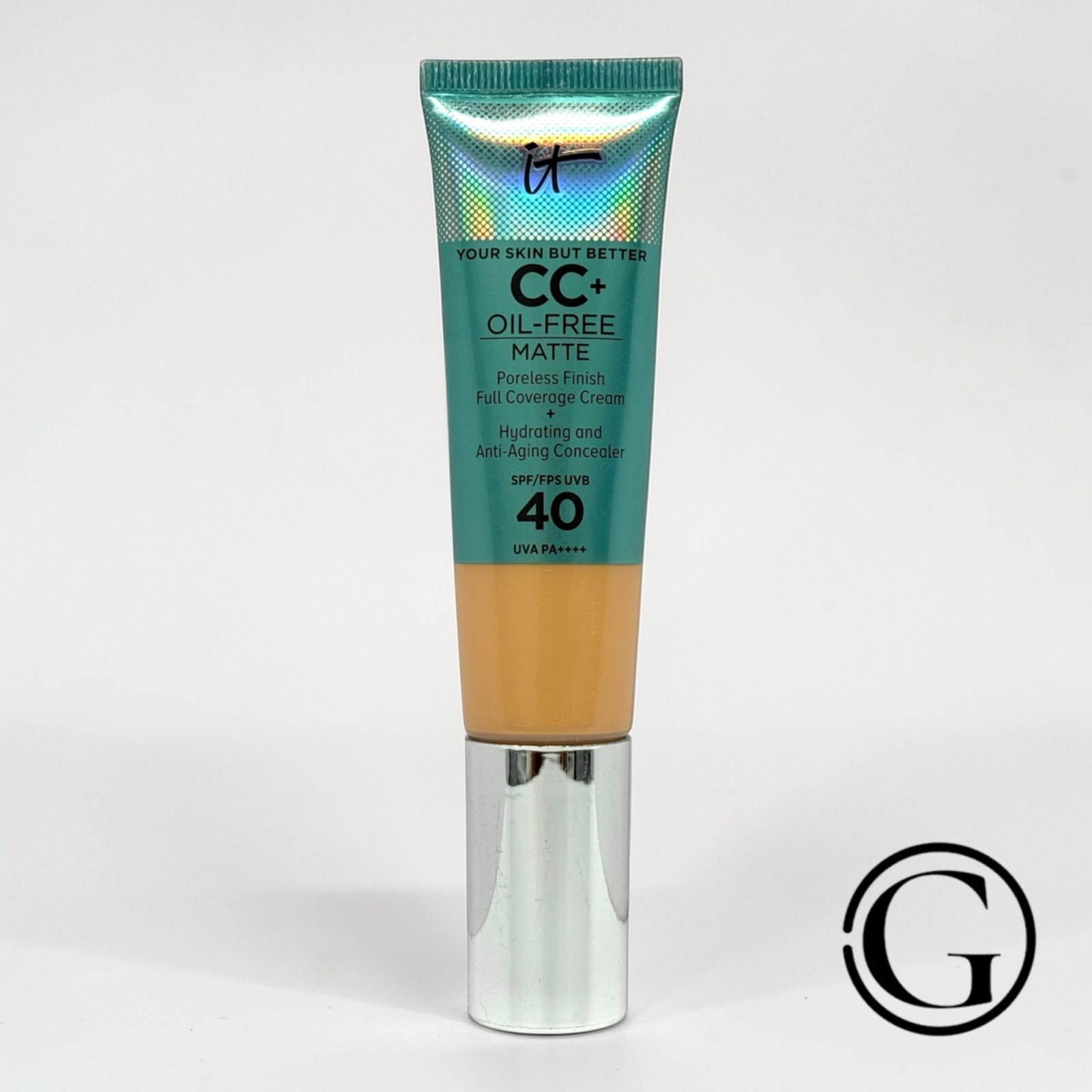 IT Cosmetics CC+ OIL FREE MATTE Pore Minimizing FULL Coverage Cream LIGHT MEDIUM