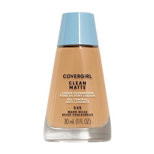 Covergirl Clean Matte Liquid Foundation 545 Warm Beige 1oz / 30ml