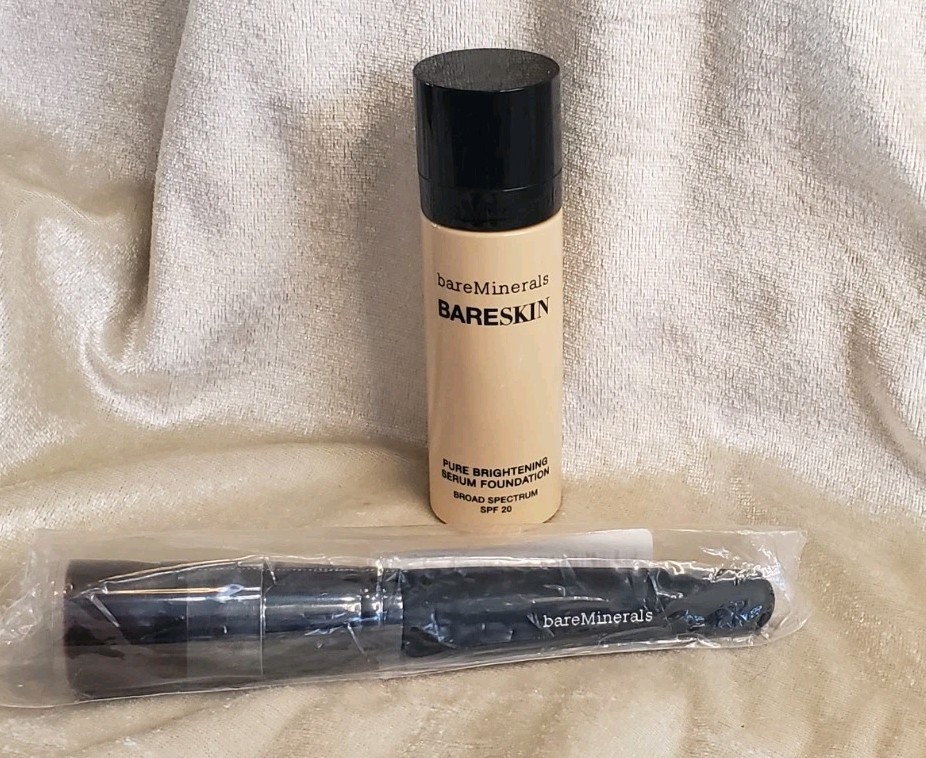 bareMinerals BareSkin Pure Brightening Serum Foundation BARE SHELL 02 1 fl oz