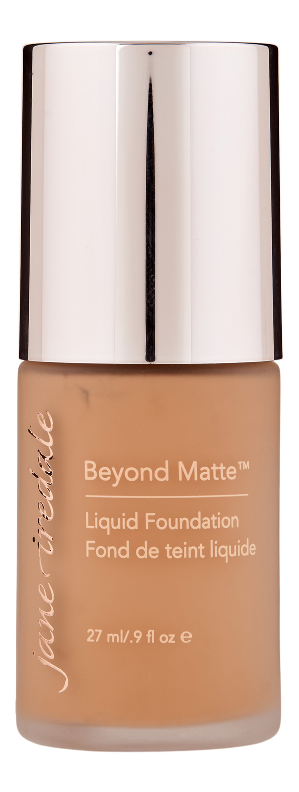 Jane Iredale Beyond Matte Liquid Foundation M12 Dark w/ Peach Yellow Undertones.