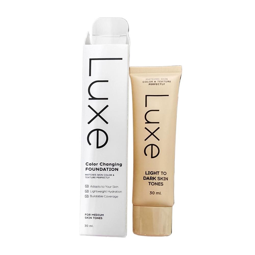 Luxe Color Changing Foundation – Instantly Adapt to Your Skin Tone – Medium 30ml