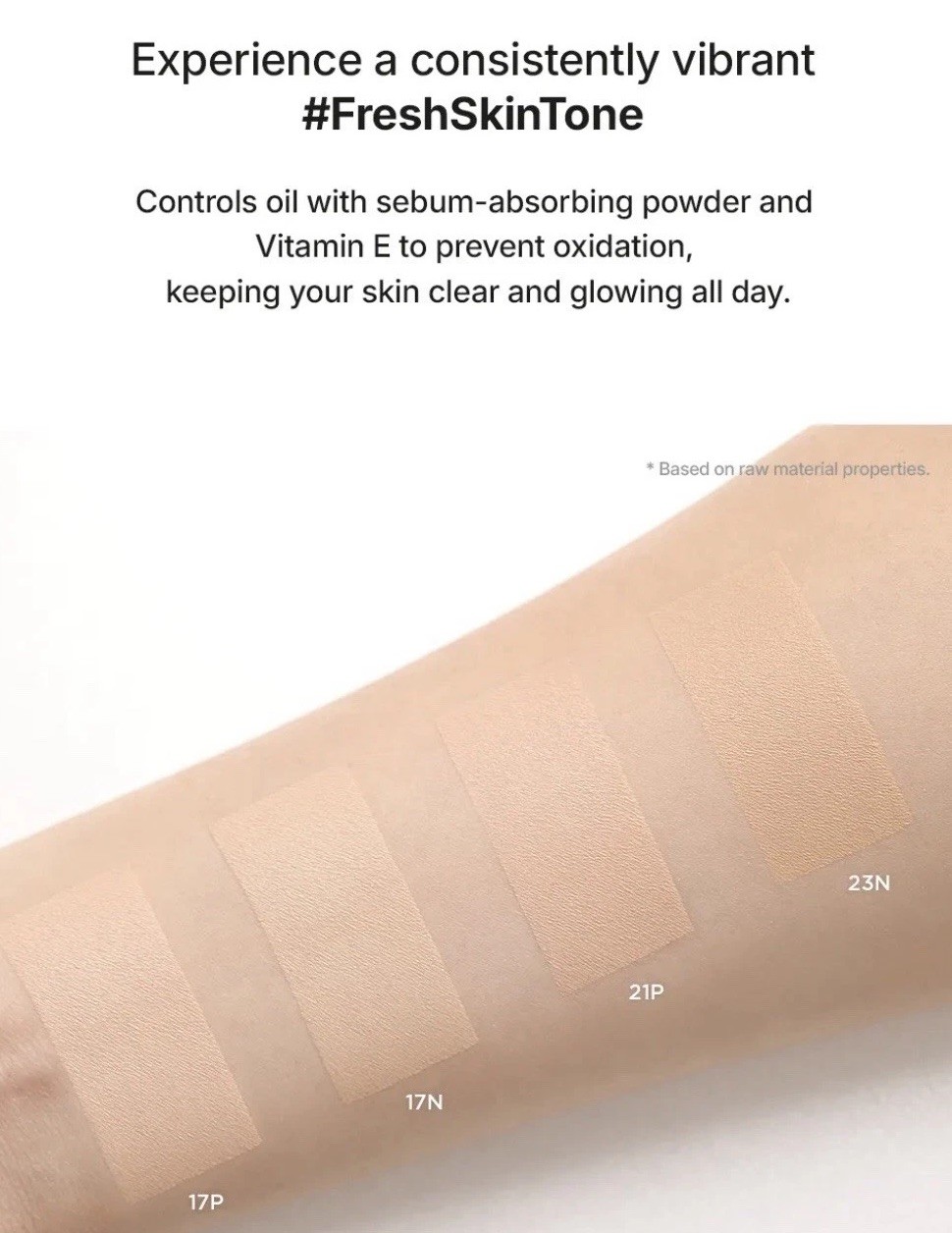 EITHER& Glow Pixel Cushion Foundation 17N Vanilla 12g / 0.42 oz SPF50+/PA+ 02/28