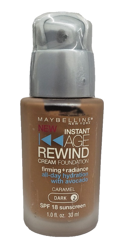 NEW MAYBELLINE Instant Age Rewind Cream FOUNDATION-CARAMEL DARK 2