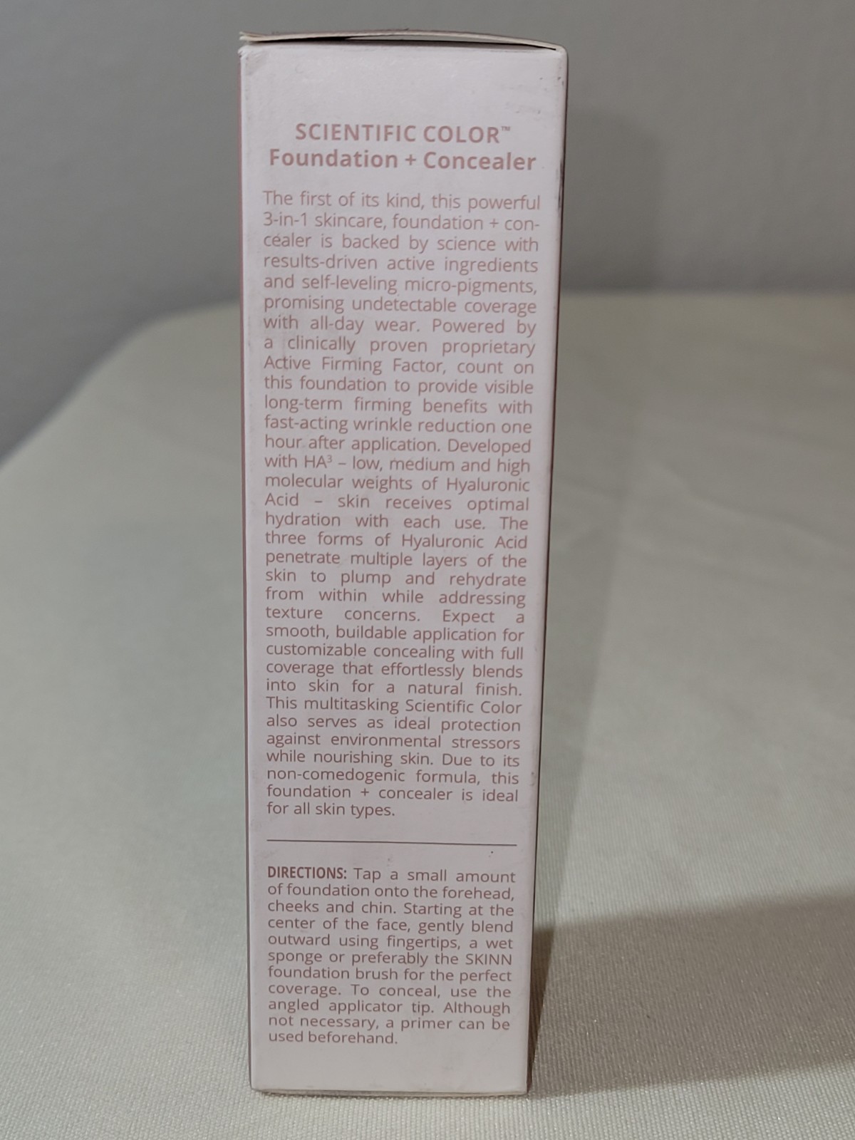 Skinn Cosmetics Scientific 7W Warm Sand Color Foundation + Concealer -1oz (30ml)