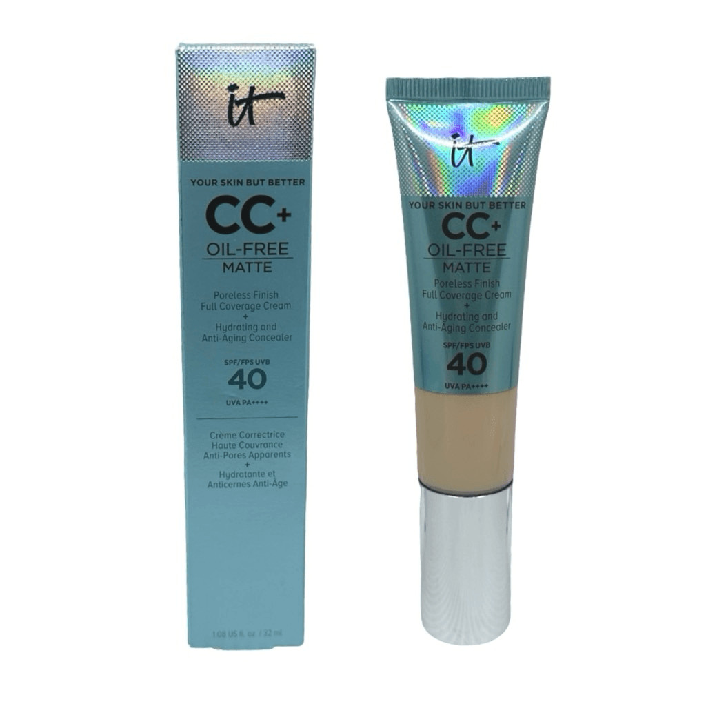 IT Cosmetics CC+ Oil-Free Matte Cream SPF 40 1.08 fl oz / 32 ml Light Foundation