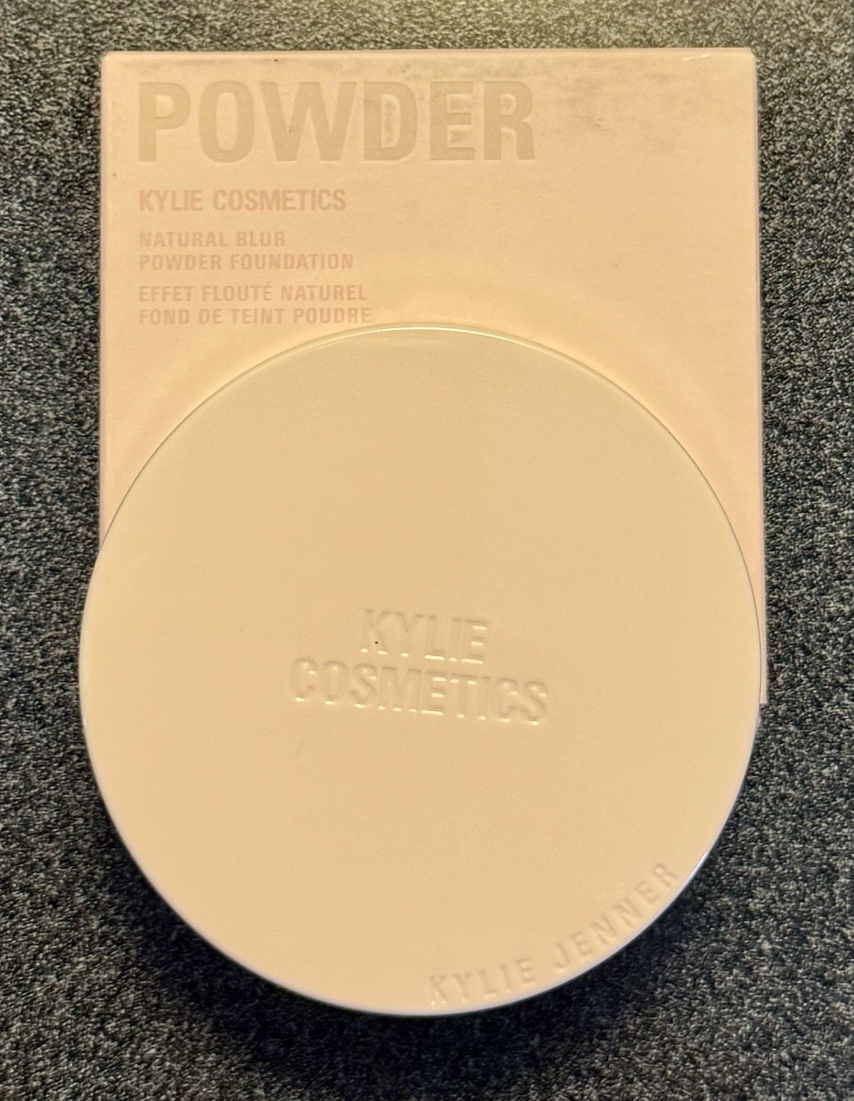 Kylie Cosmetics Natural Blur Powder Foundation 1N Buildable Pressed 0.35 oz NIB