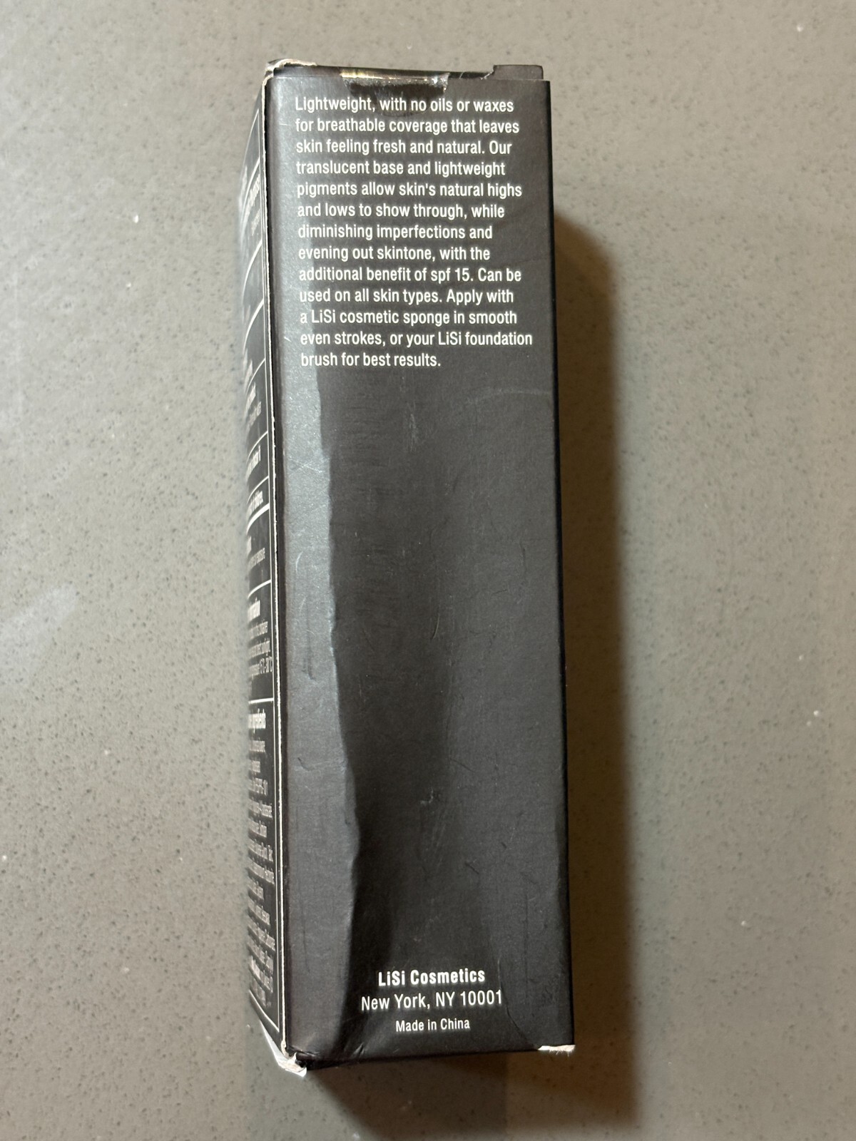 LiSi Cosmetics Silk Veil Liquid Foundation #106 With SPF 15 Sealed, 30ml