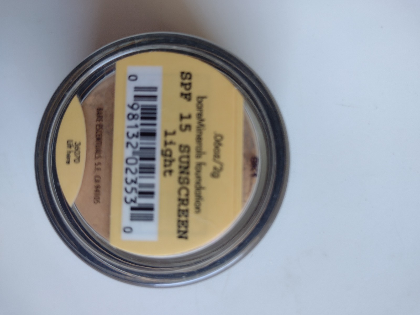 Bare Minerals Foundation Powder SPF 15 In Light