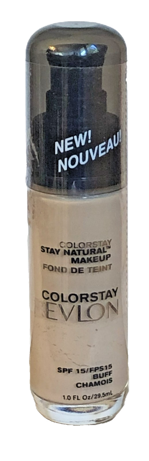 Revlon ColorStay Natural Makeup BUFF 1 Fl 0z. SPF 15, Original Formula ‘HTF”
