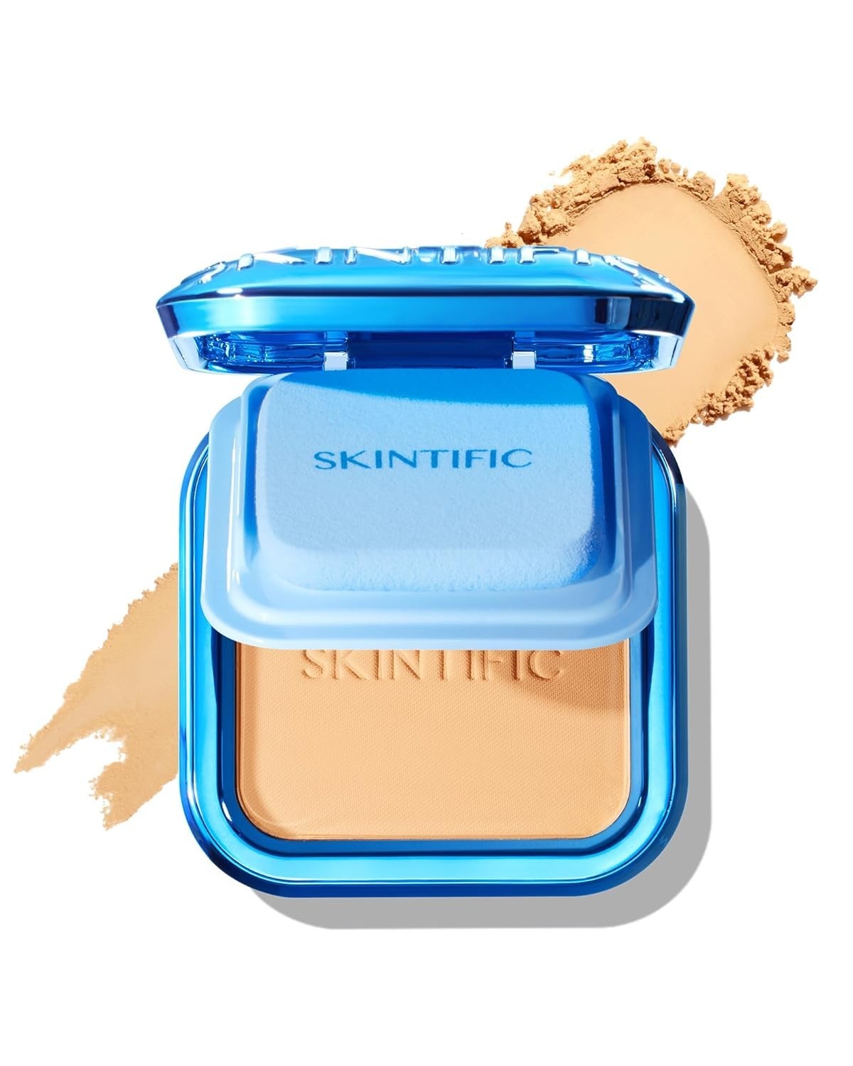 SKINTIFIC Ultra Powder Foundation Full Coverage Matte Finish Shade 03: PETAL NIB
