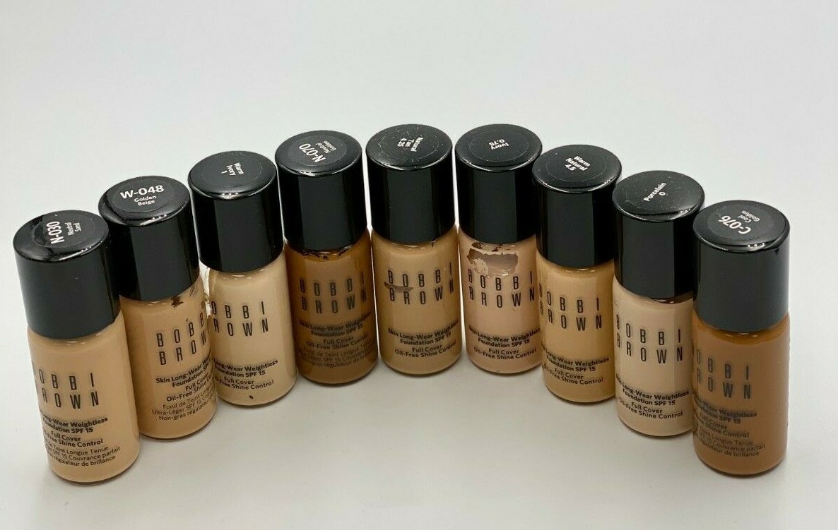 BOBBI BROWN SKIN WEAR WEIGHTLESS FOUNDATION SPF 15 0.5OZ No box CHOOSE SHADE NEW