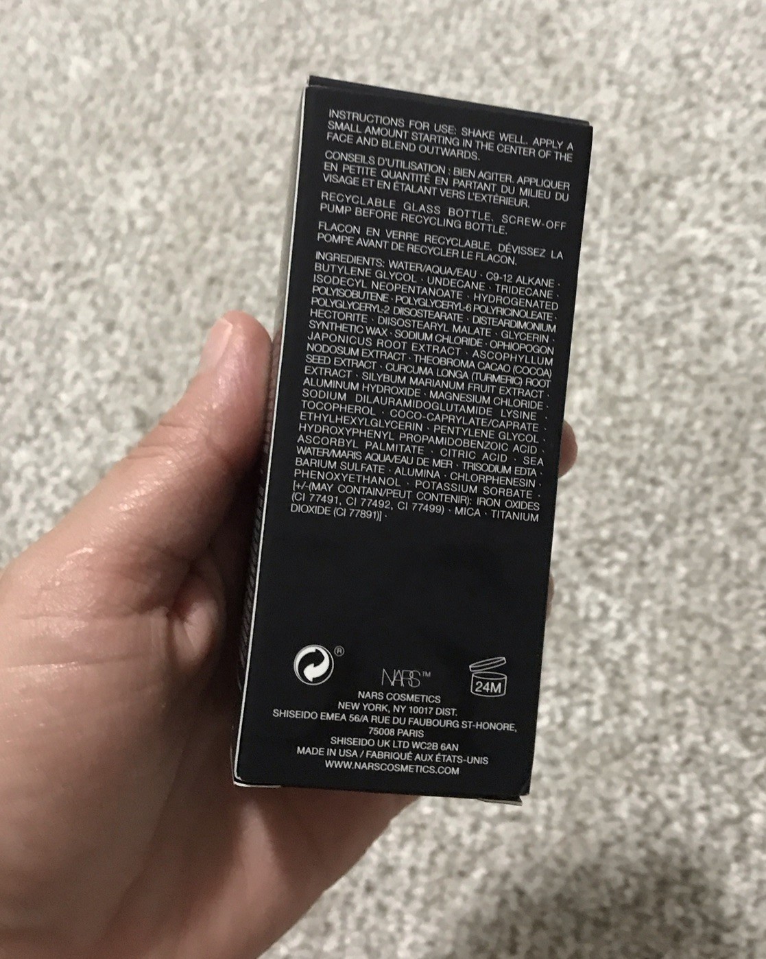Nars Light Reflecting Foundation SIBERIA Light 0 – Size 30mL / 1 Oz.
