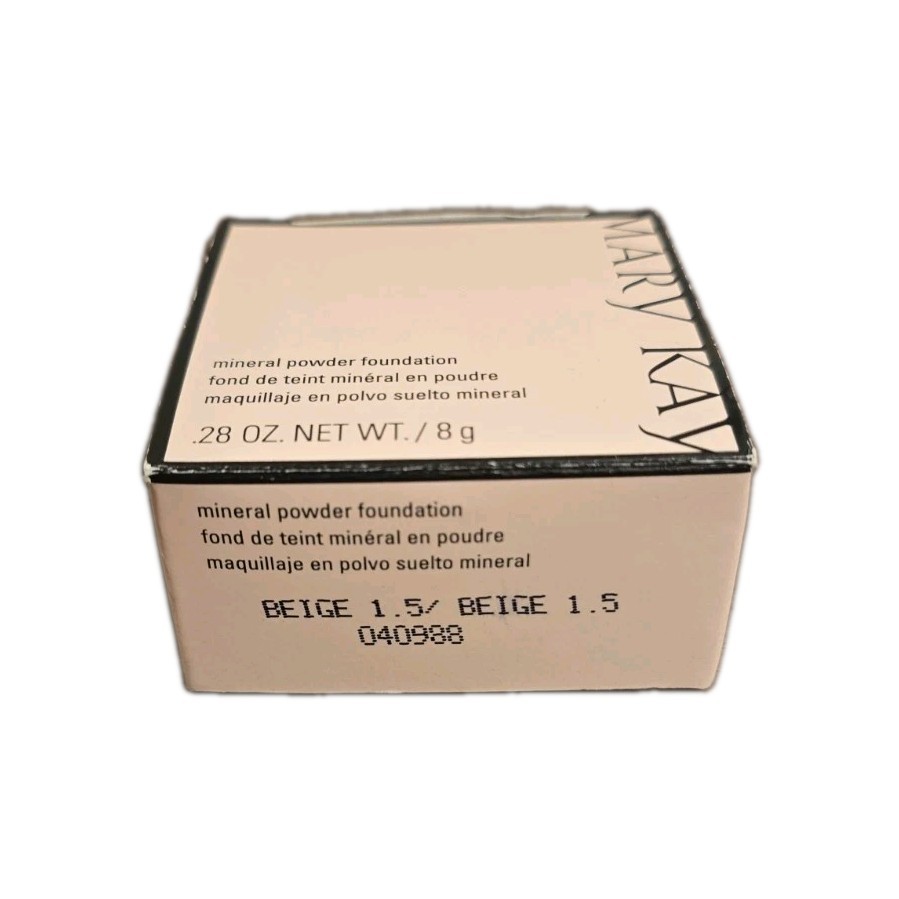 Mary Kay Mineral Powder Foundation .28 Oz /8g – Beige 1.5 – #040988 – NOS NIB