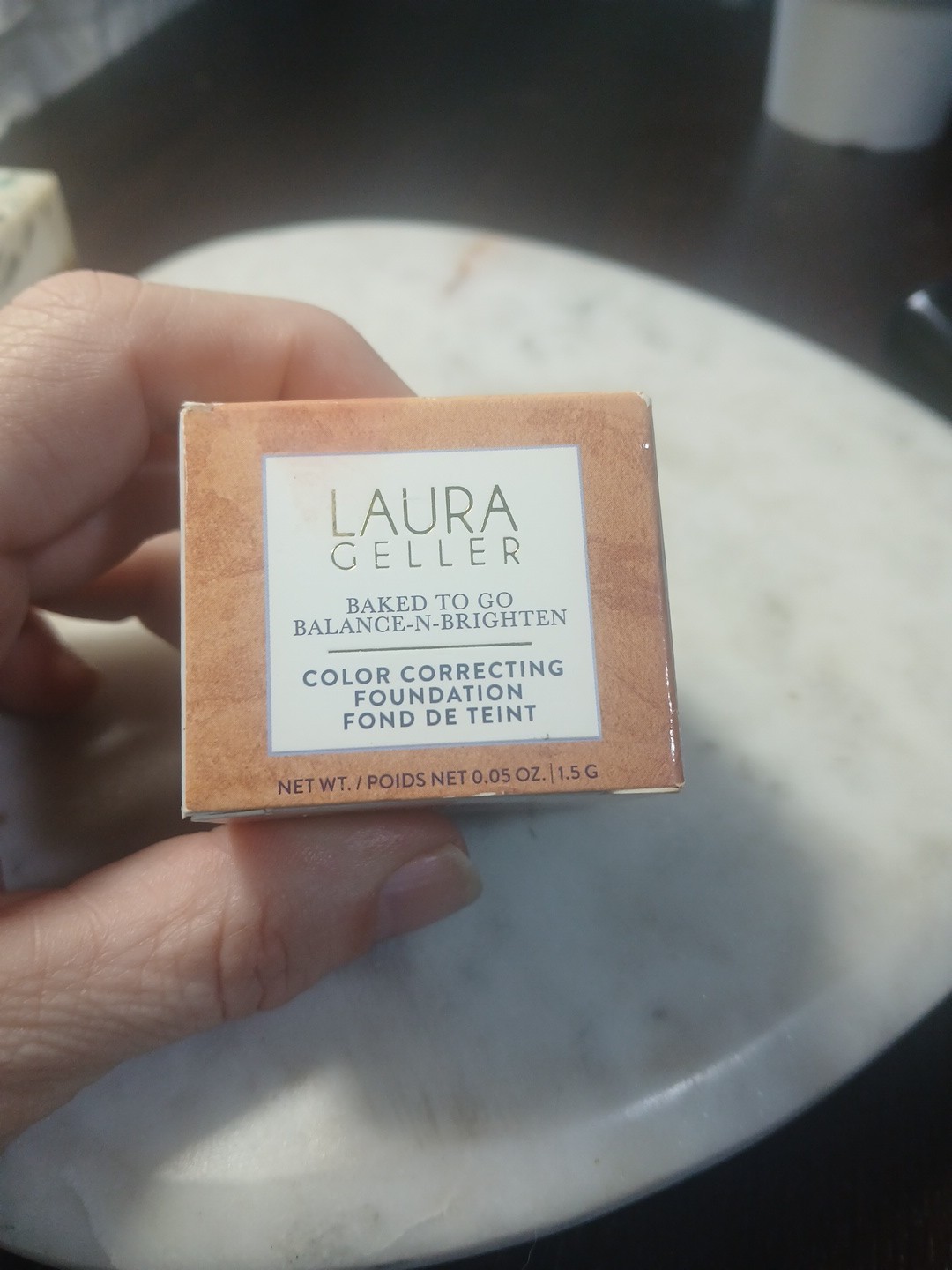 LAURA GELLER COLOR CORRECTING FOUNDATION GOLDEN MEDIUM 0.05 OZ NWB