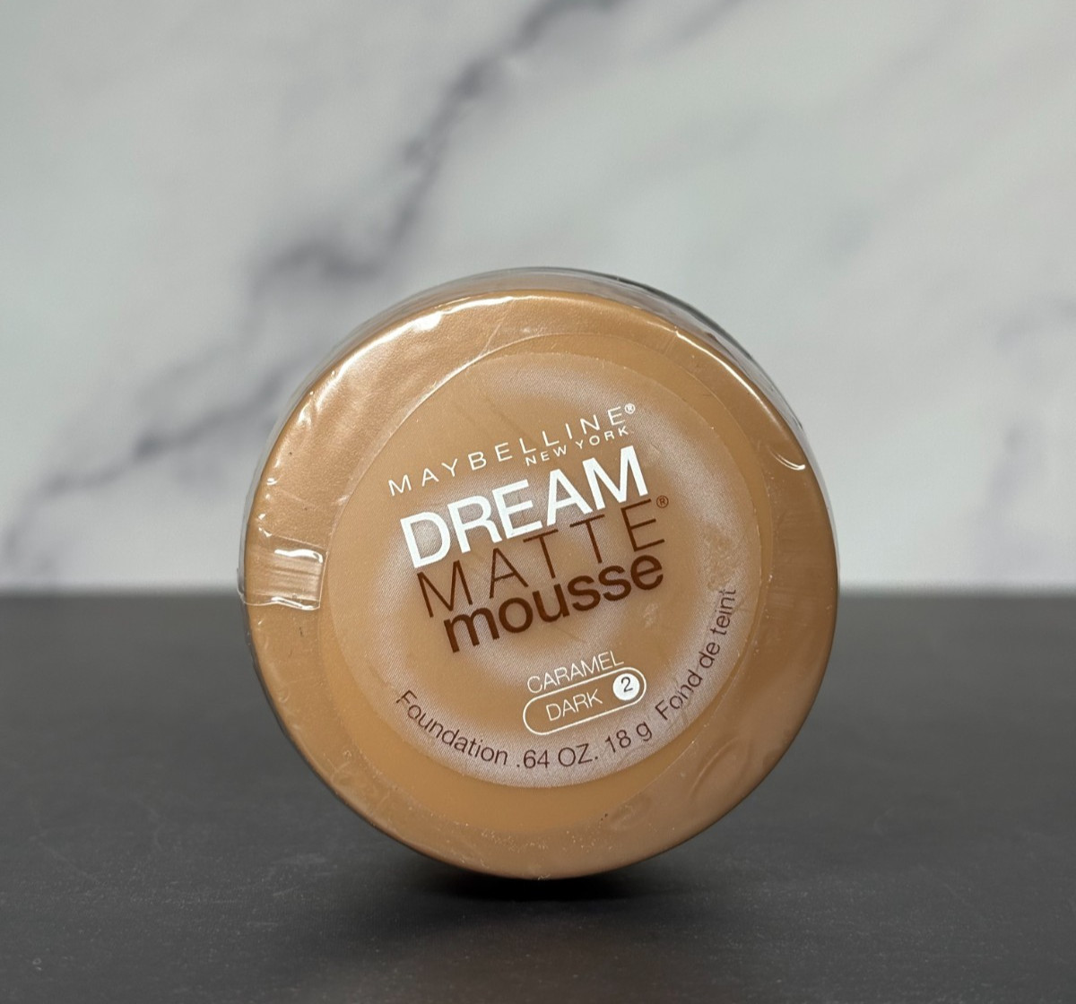 Maybelline Dream Matte Mousse Foundation (1 PACK) Caramel Dark 2 – .64 Oz SEALED