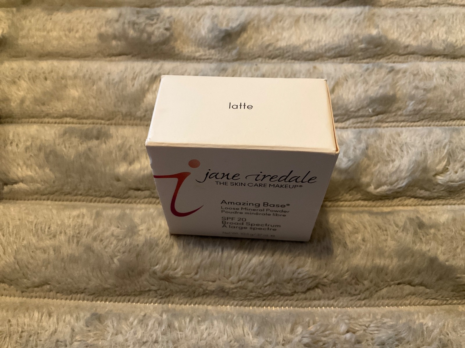 Jane Iredale Amazing Base Loose Mineral Powder SPF 20 NEW In Box 0.37 oz Latte