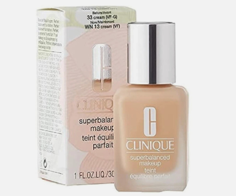 NIB Clinique Superbalanced Makeup Foundation 1 fl oz WN 13 Cream (VF) Full Size