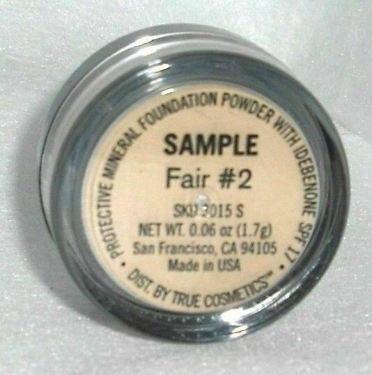 Lof of 4 True Loose Mineral Foundation Luminous finish w/ Idebone Fair 2 trial