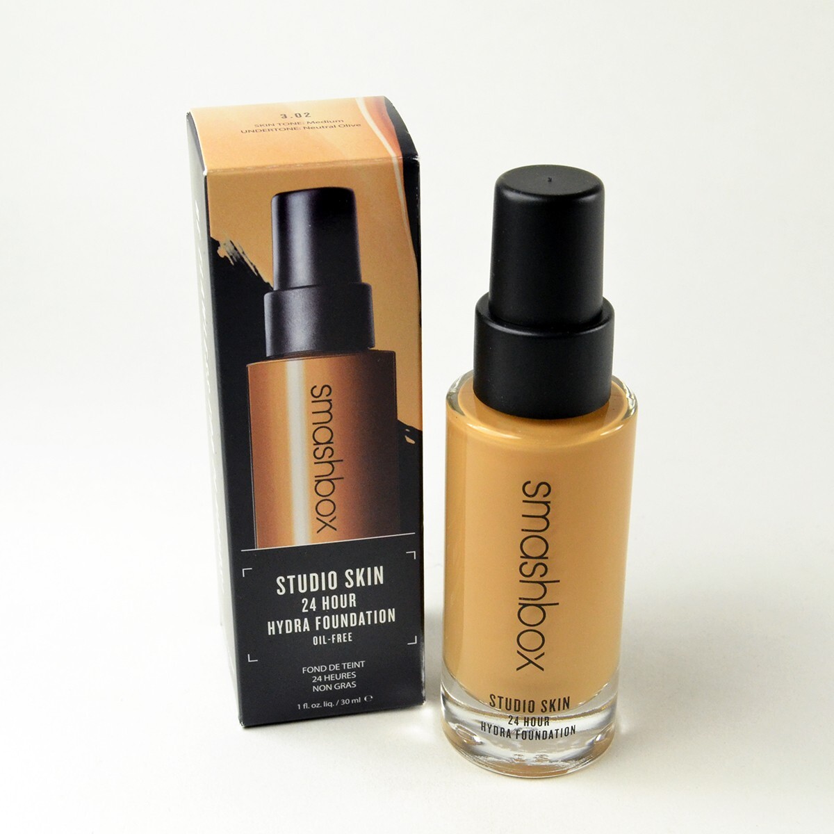 Smashbox Studio Skin 24 Hour Oil-Free Hydra Foundation 3.02 – Size 1 Oz. / 30mL