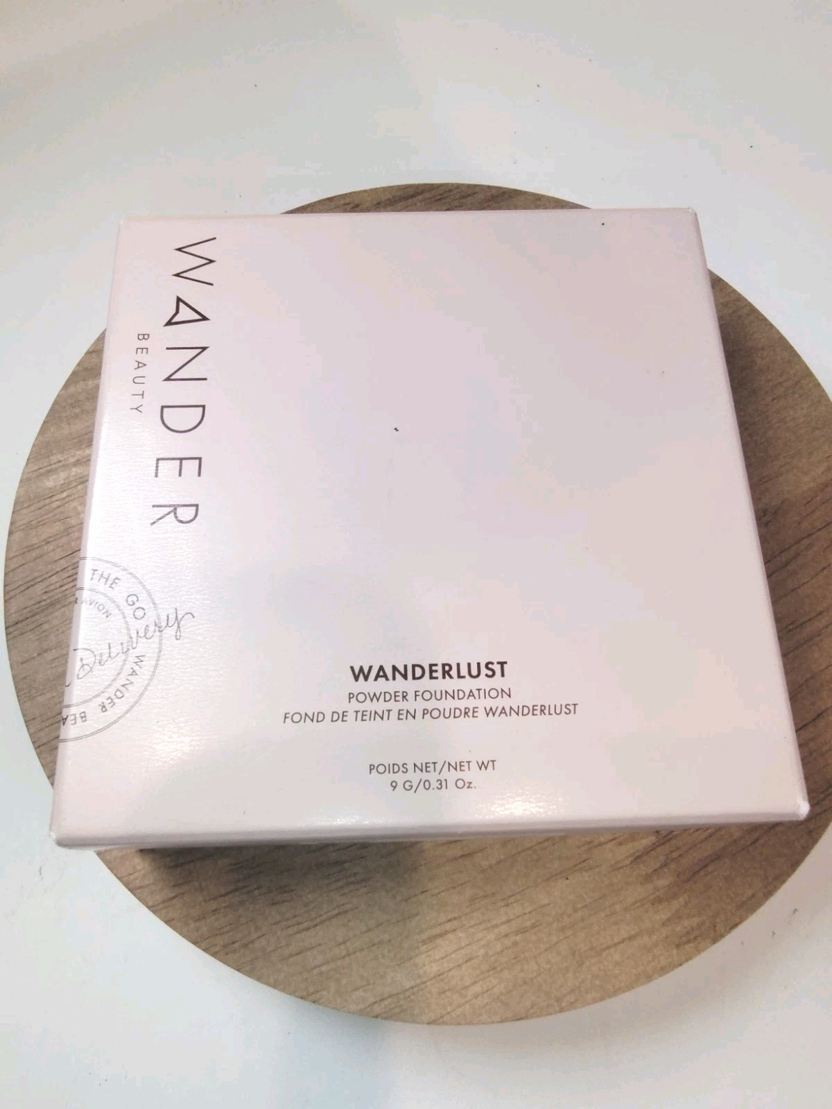 WANDERLUST POWDER FOUNDATION BY WANDER BEAUTY Shade is Med 0.31 oz NEW SEALED