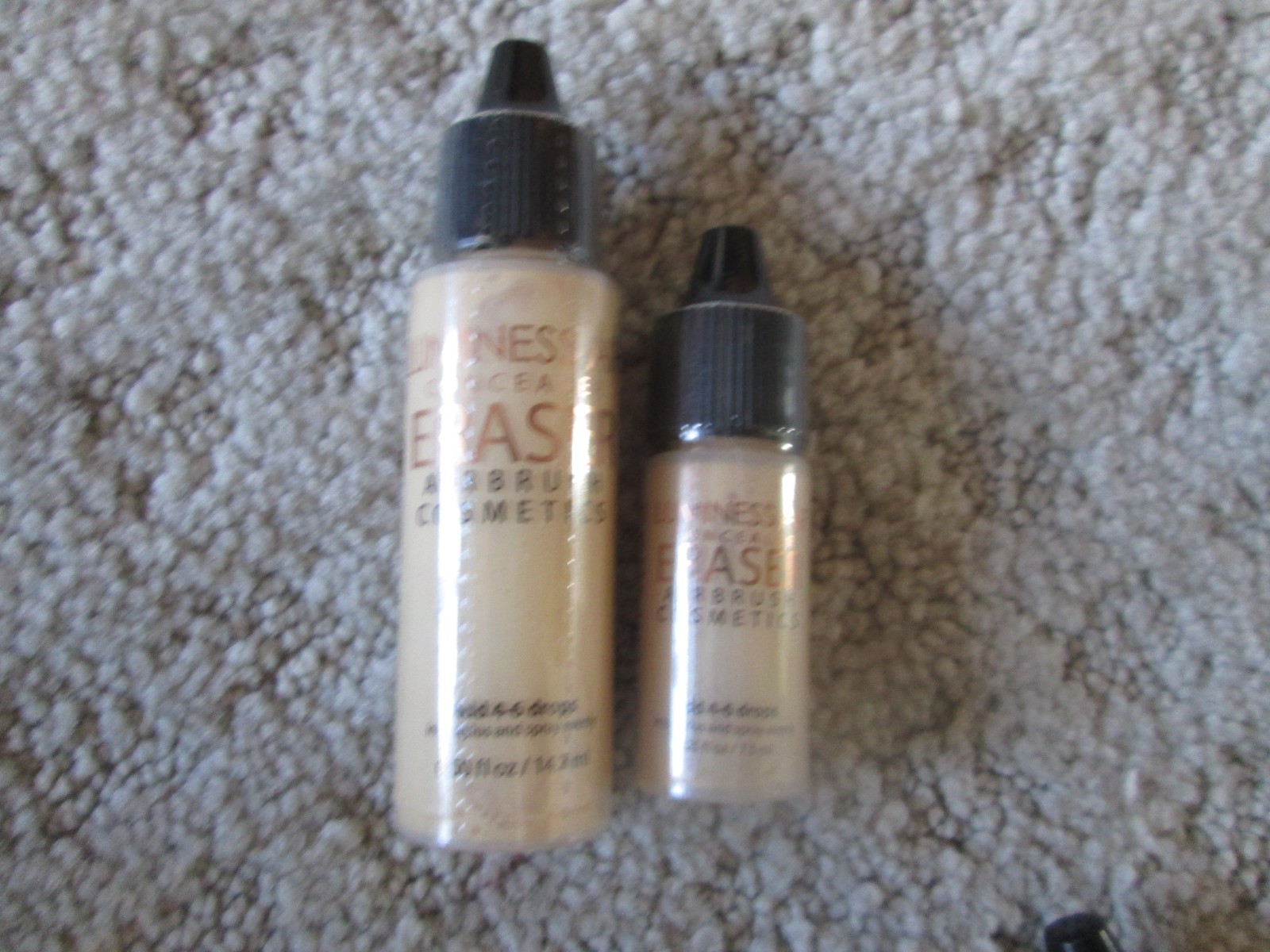 2 New Luminess Air ERASER Complexion Enhancers Airbrush 0.50oz & .25oz