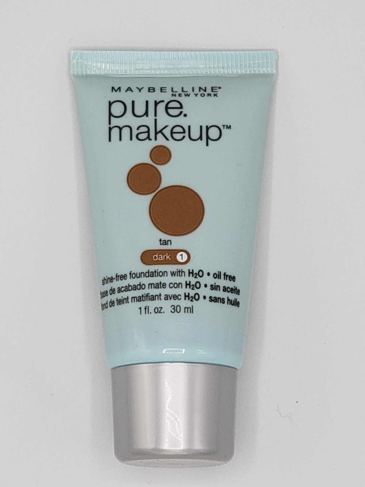 NEW Maybelline New York Pure Makeup Foundation TAN Dark 1