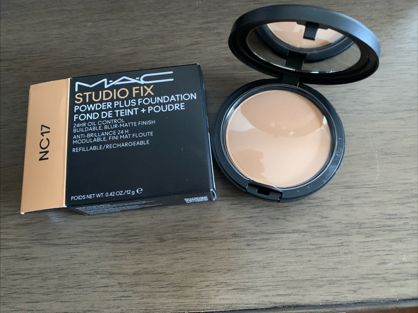 NIB MAC Studio Fix Powder Plus Foundation (new Formula) – NC17 – 0.42 Oz /12g