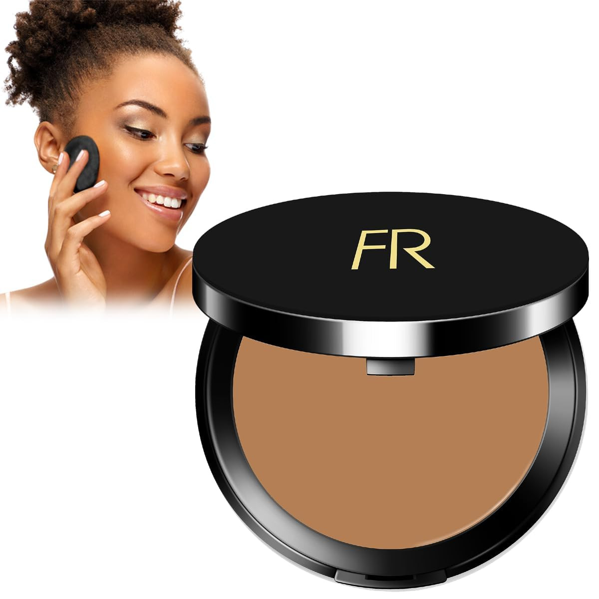 Cream to Powder Foundation by , Full Coverage for Women of Color or Deeper Skin