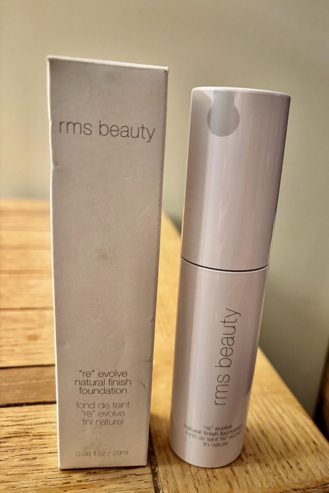 RMS Beauty Re Evolve Natural Finish Foundation 0.98 fl oz Shade 55 – BNIB