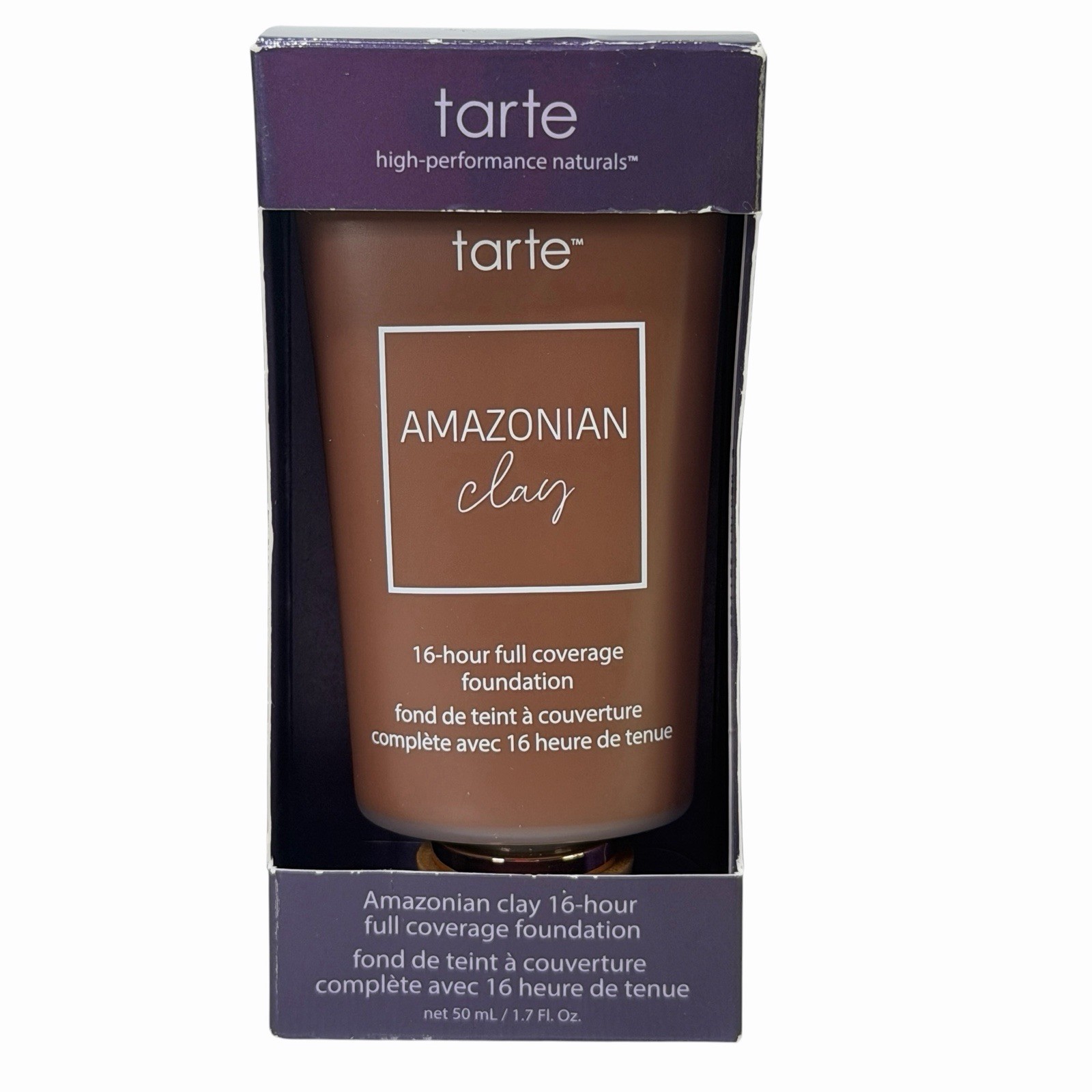 Tarte Amazonian Clay 16-Hour Full Coverage Foundation RICH HONEY 57H 1.7 fl oz