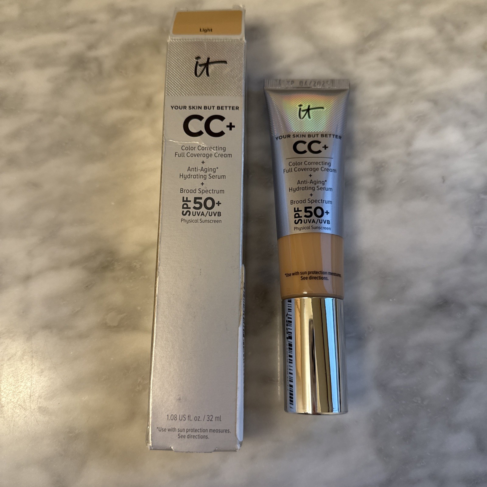 New IT Cosmetics Your Skin But Better CC+ Cream, SPF 50, 1.08 oz – Light