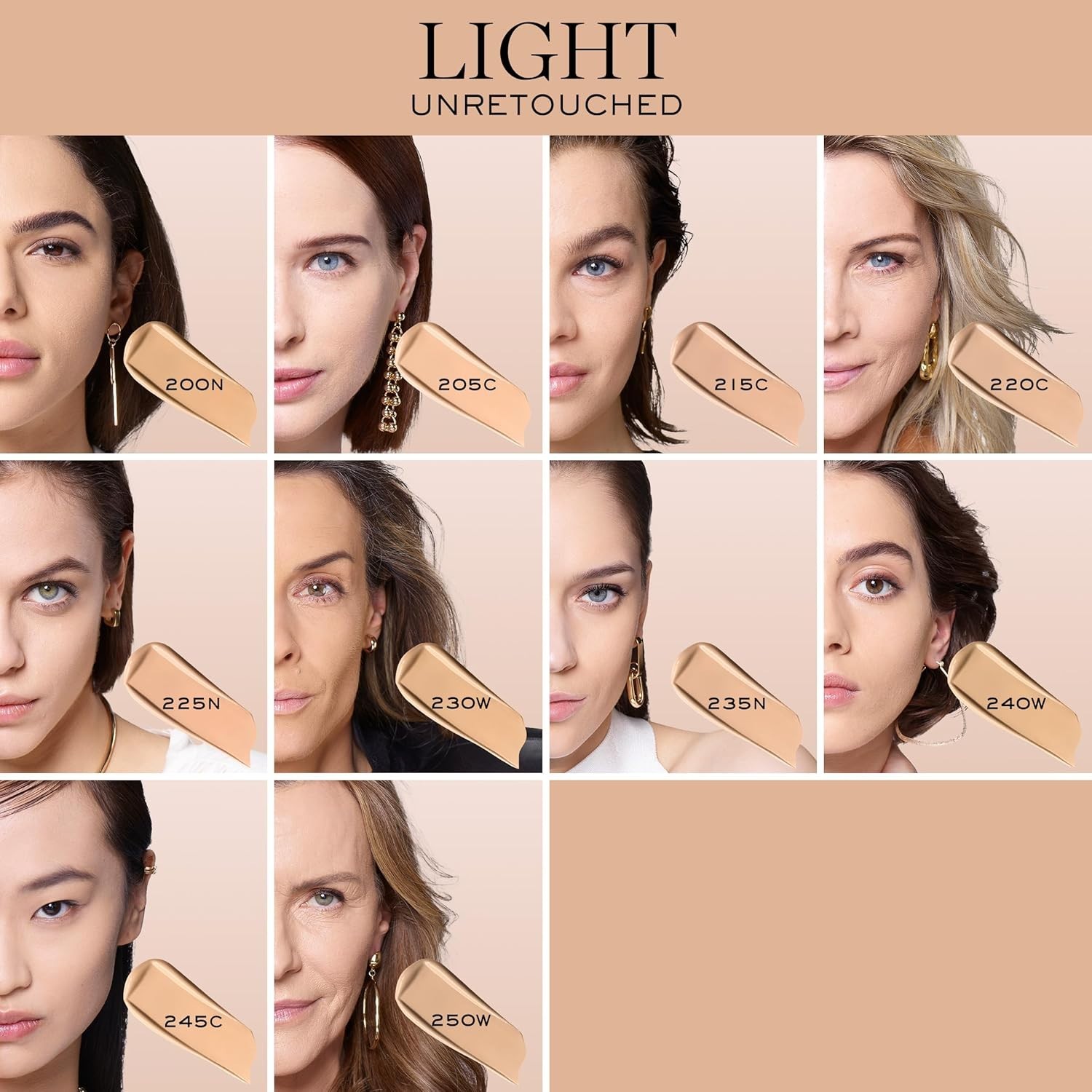 Hydrating Matte Foundation for All Skin Types – Buildable Coverage, 220C Shade