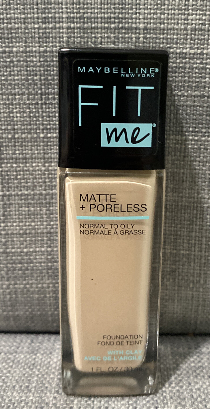 Maybelline Fit Me Matte & Poreless Foundation 105 Fair Ivory New