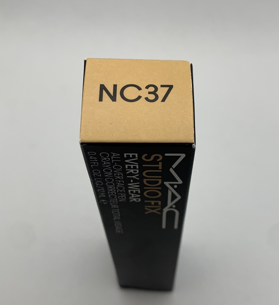 MAC Studio Fix Every-Wear All-Over Face Pen NC37 ~ 0.41oz/12ml NIB Full Size