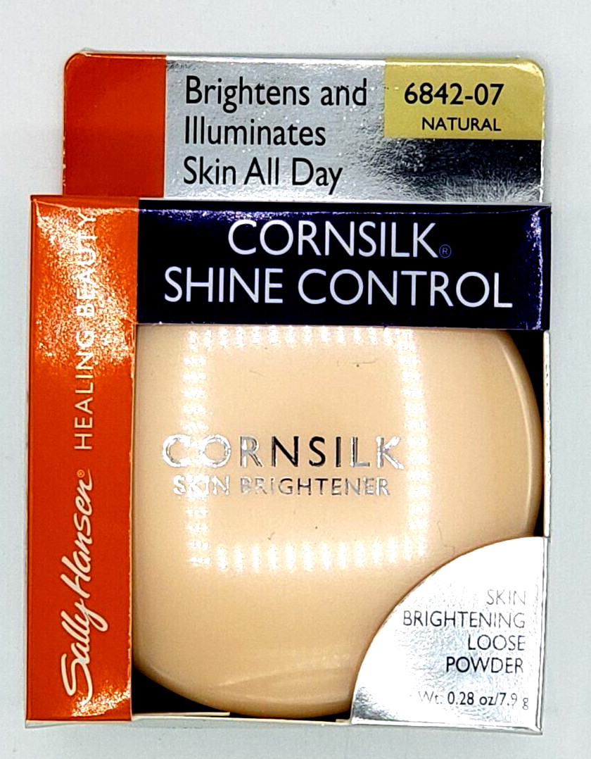 NEW SALLY HANSEN CORNSILK SHINE CONTROL SKIN BRIGHTENER POWDER 6842-07 NATURAL