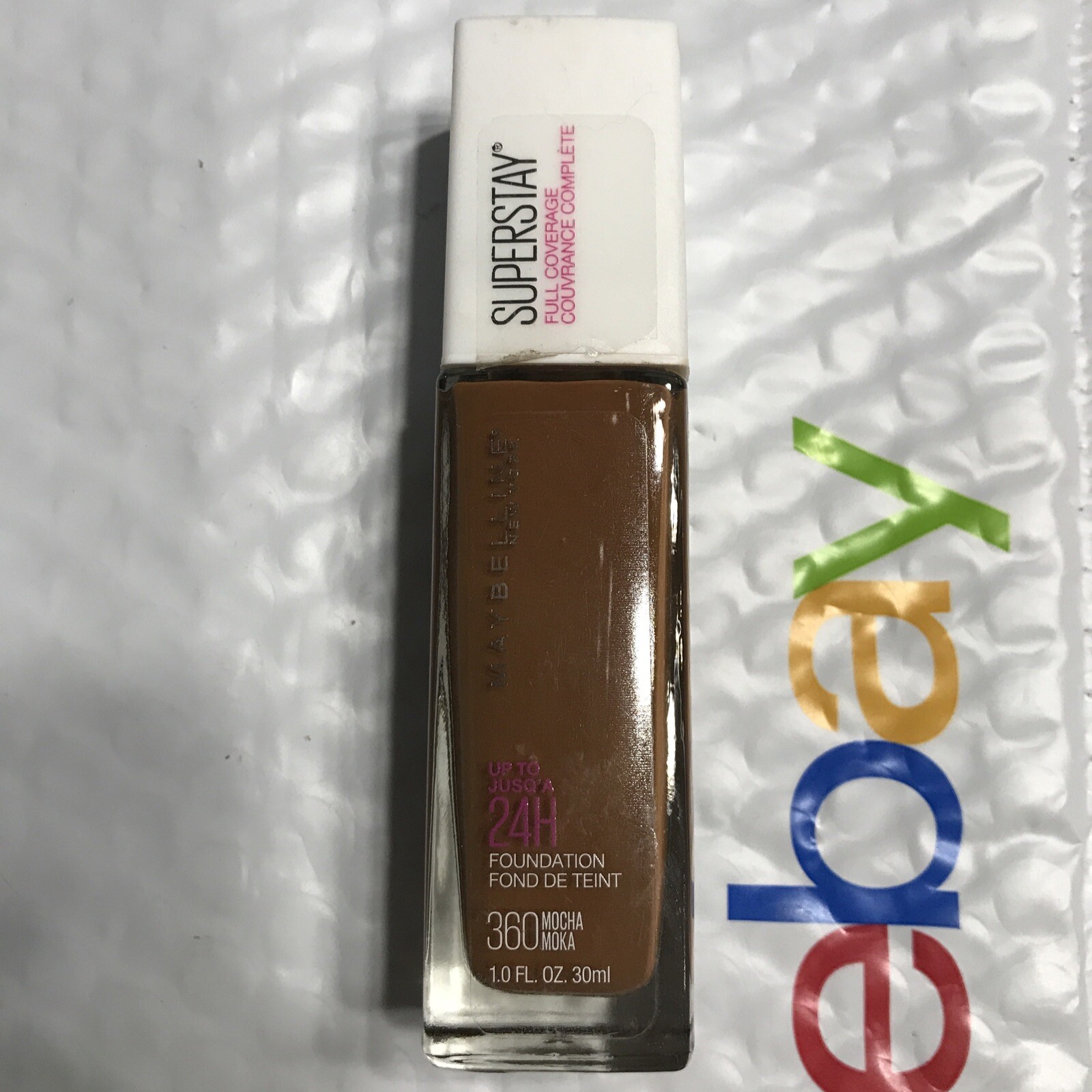 MAYBELLINE SuperStay 24HR Foundation 360 MOCHA unsealed NWOB
