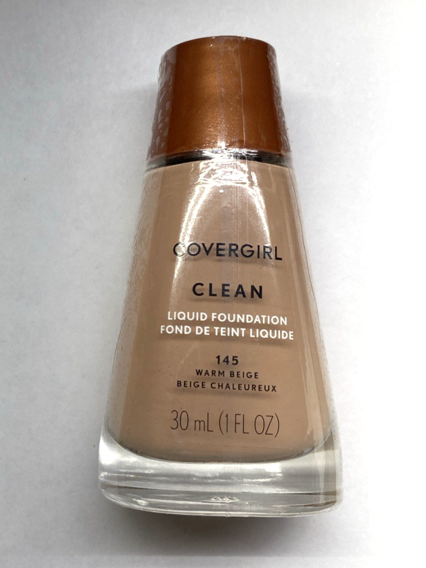 Covergirl Clean Liquid Foundation For Normal Skin # 145 Warm Beige