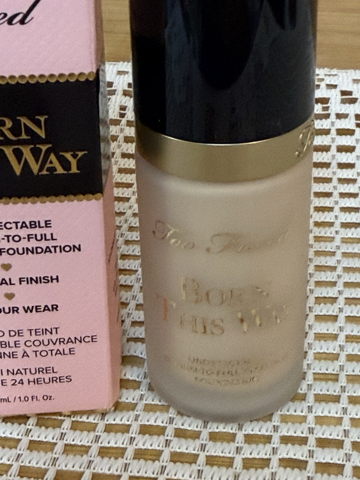 Too Faced Born This Way Foundation Swan 1 oz New In Box-medium To Full Coverage