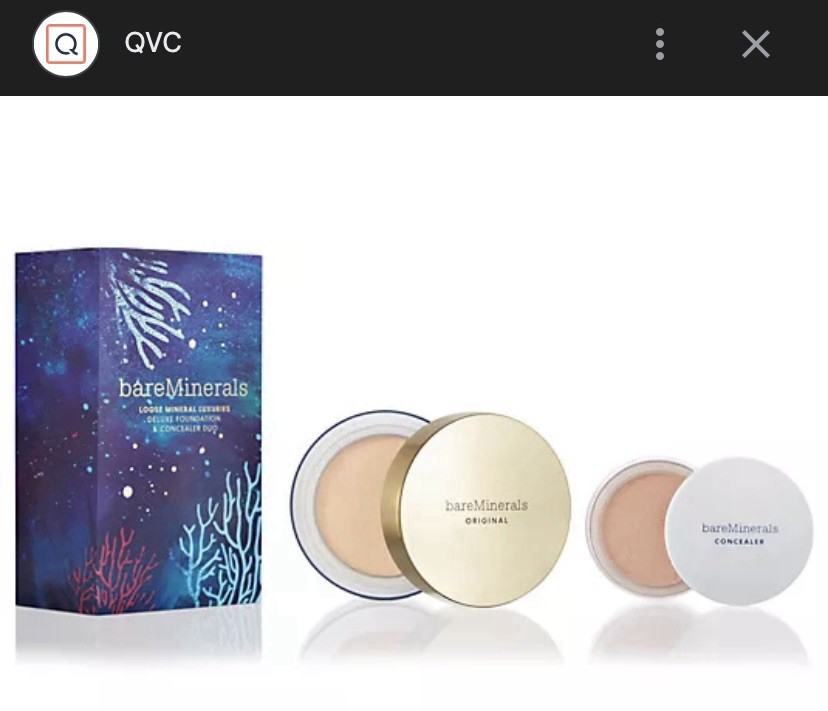 BareMinerals deluxe original foundation & Concealer Duo Loose Mineral NEW LIGHT