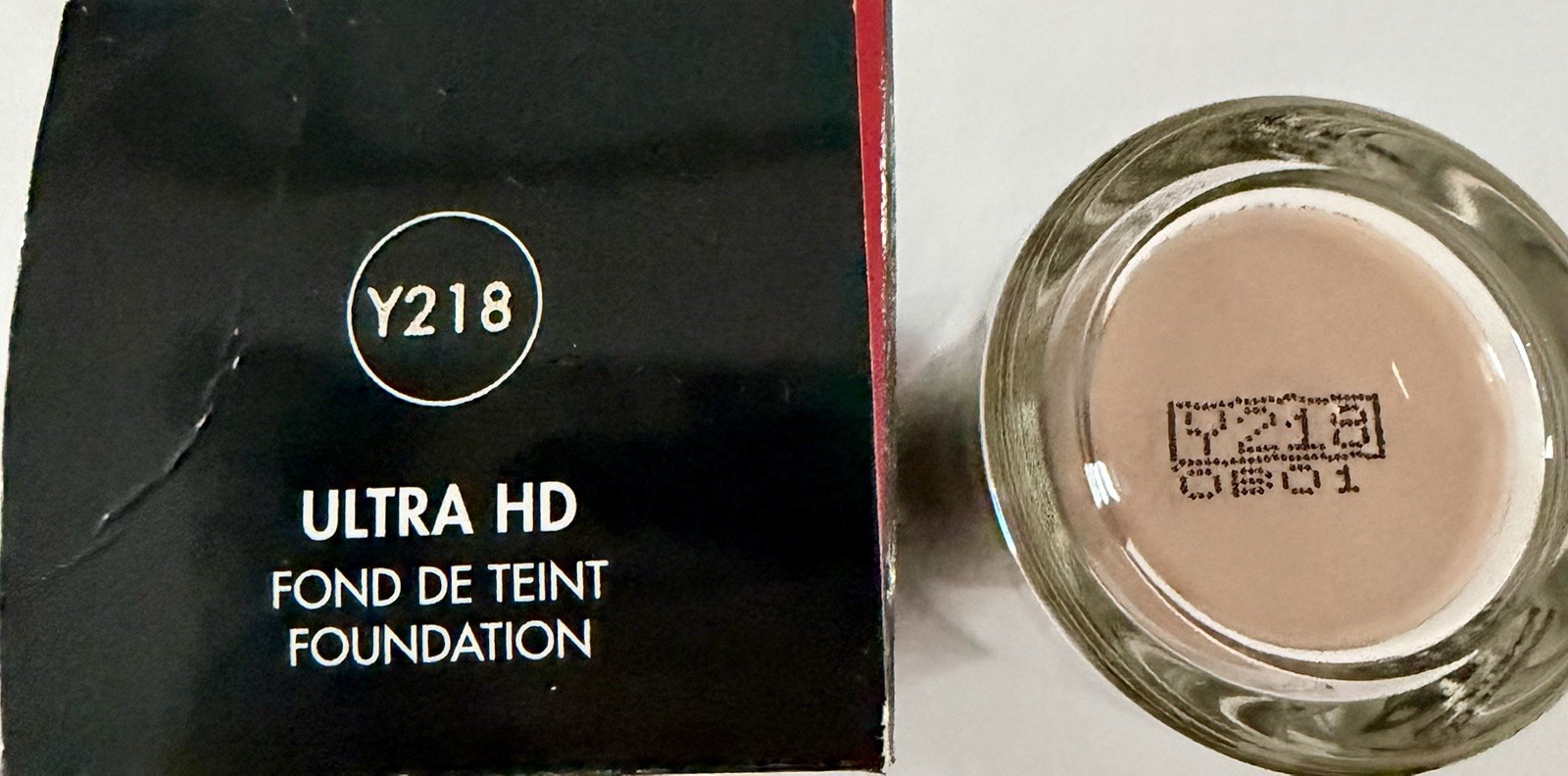 Make Up For Ever Ultra HD Invisible Cover Foundation – NEW IN BOX – Shade Y218