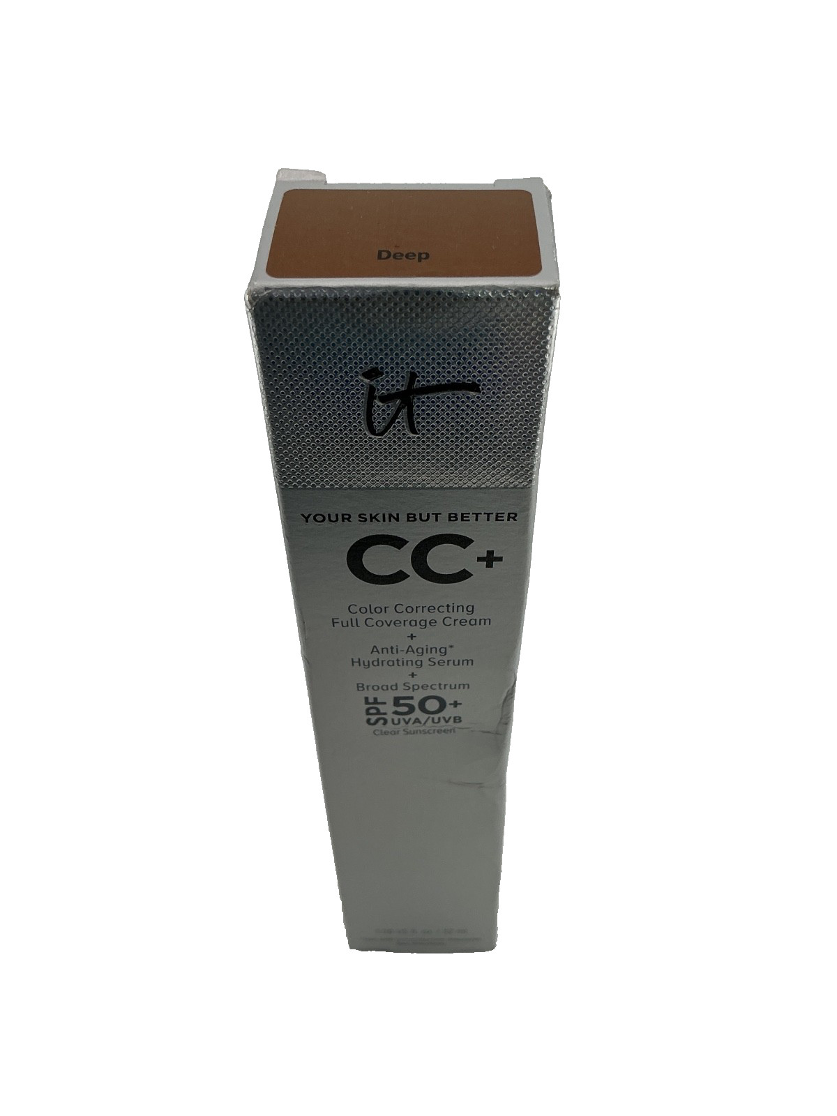 IT Cosmetics Your Skin But Better CC Full Coverage Cream SPF50 – DEEP- 6/25