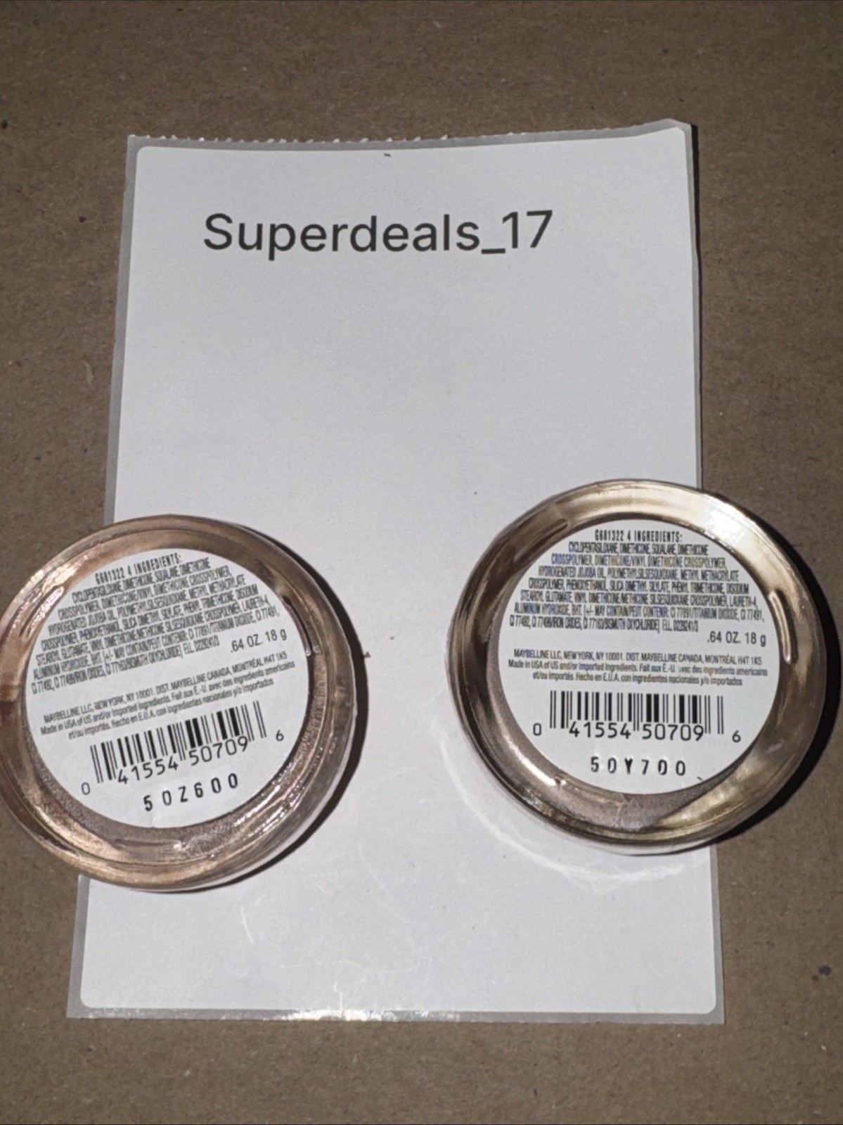 2 PACK MAYBELLINE PORCELAIN IVORY (LIGHT 1) DREAM MATTE MOUSSE FOUNDATION