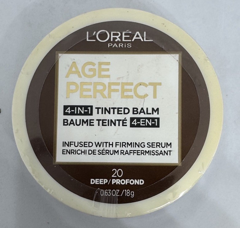 L’Oréal Paris Age Perfect 4-in-1 Tinted Balm – Shade #20 Deep (0.63 oz / 18 g)