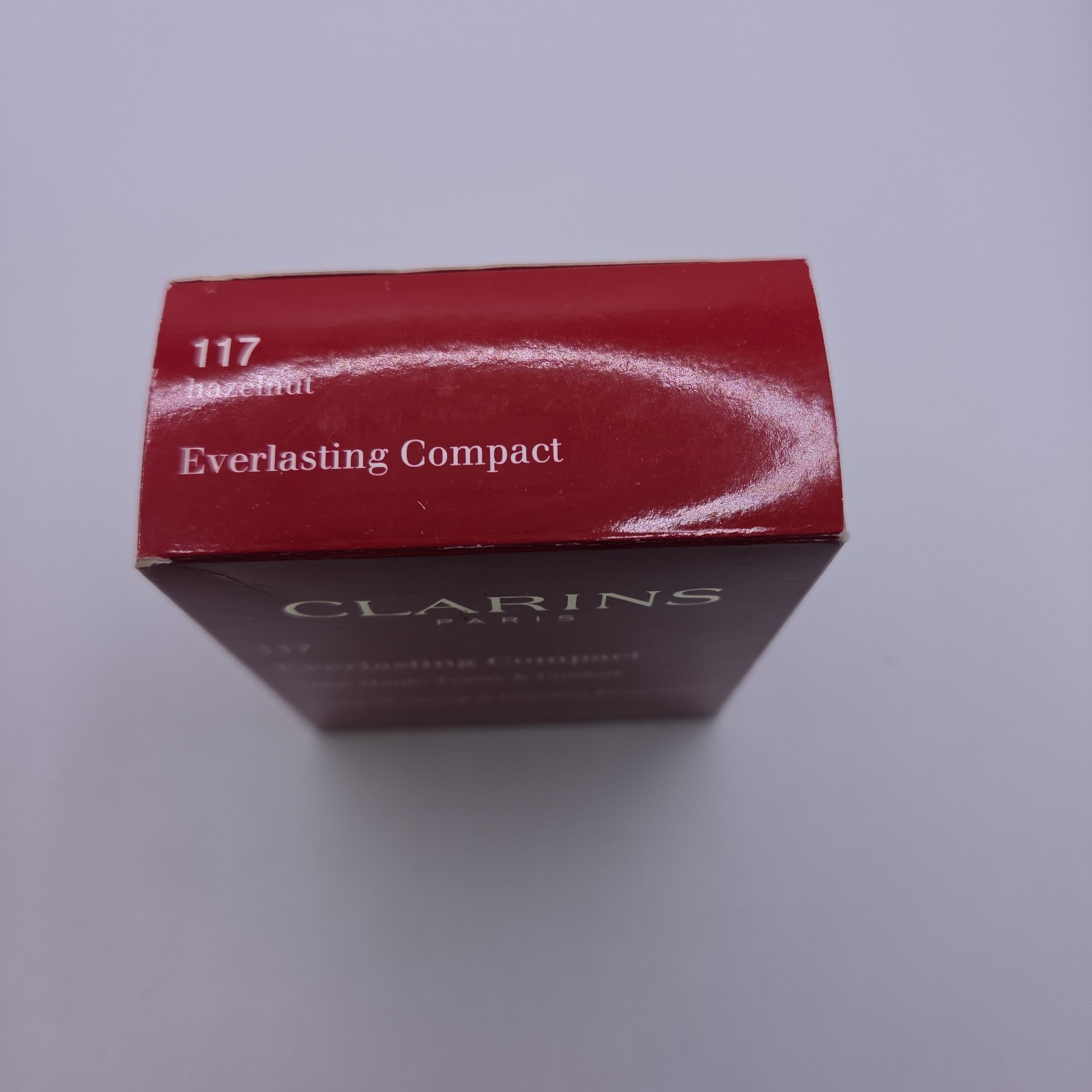 Clarins Everlasting Compact Long Wearing Comfort Foundation 117 HAZELNUT DAMAGED