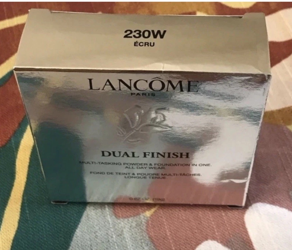 Lancome Dual Finish Multi-Tasking Powder Foundation 230W ECRU New