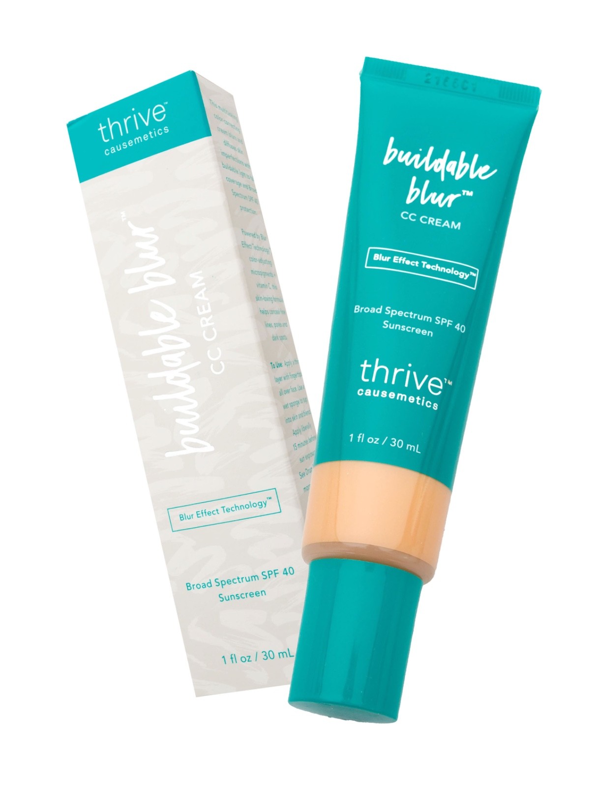 Thrive Causemetics Buildable Blur CC Cream 150 Light Warm Undertone 6/2024 VEGAN