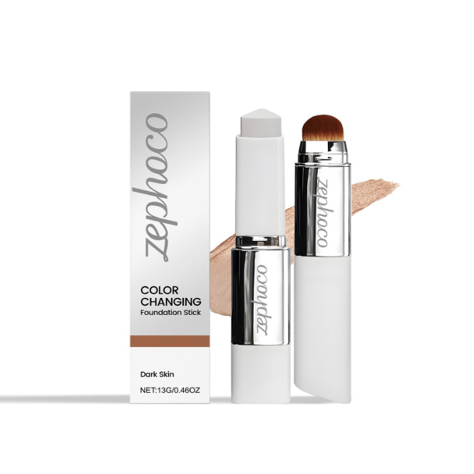 Blanc Cover Cream Stick VWhite 0.45oz Korean Color-Changing Foundation Dark Skin