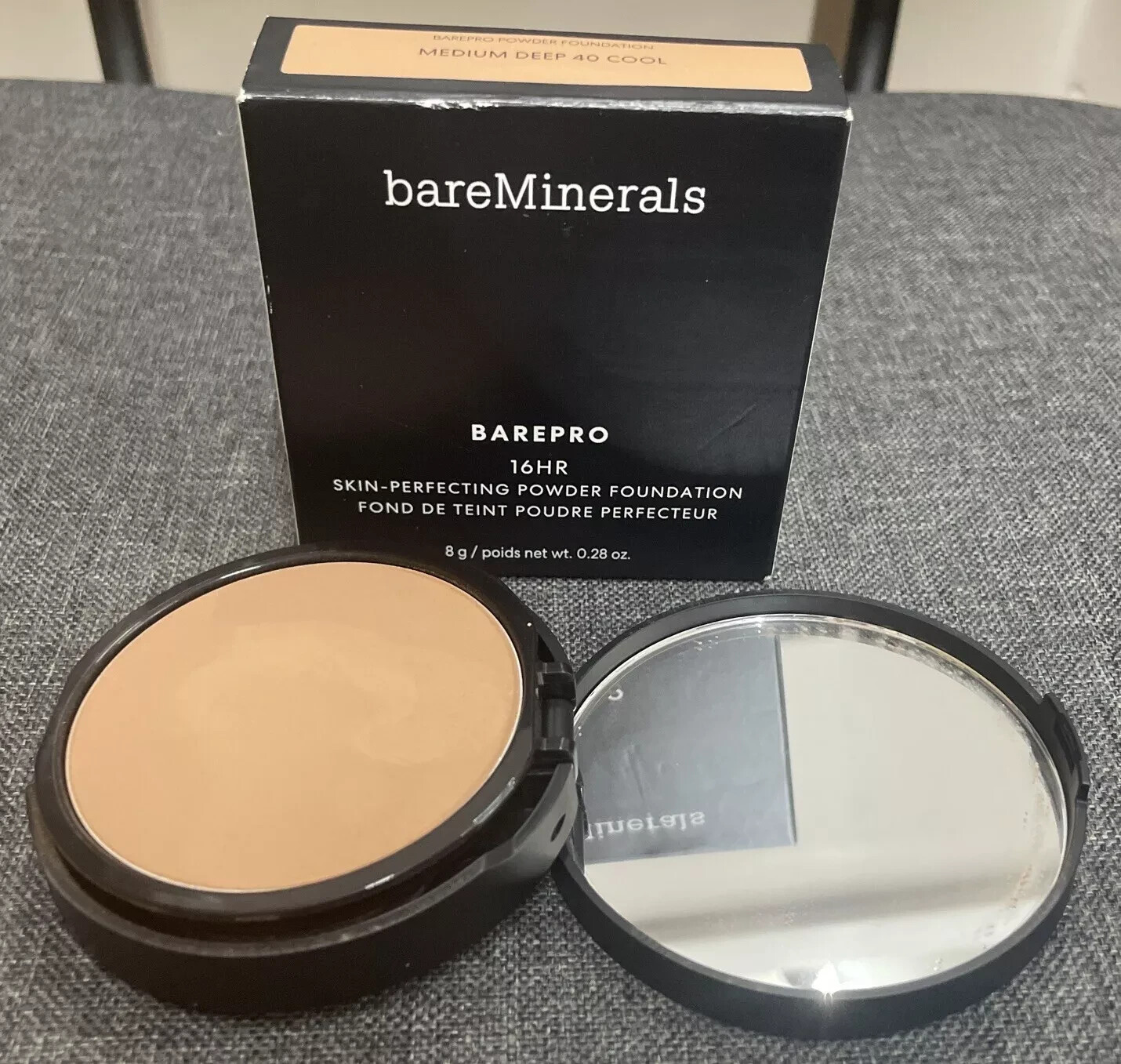 BareMinerals Barepro 16HR Skin Perfecting Foundation 40 Medium Deep Cool 0.28 Oz